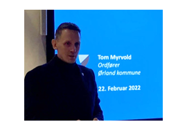 Foredrag - ordfører Tom Myrvold